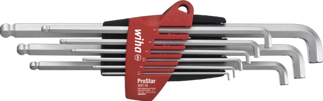 Wiha ProStar 369T Inbussleutelset 9-delig