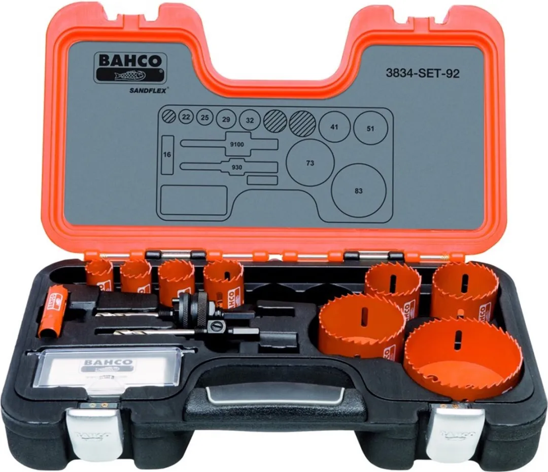 Bahco 3834-92 Gatzagenset - 11-delig