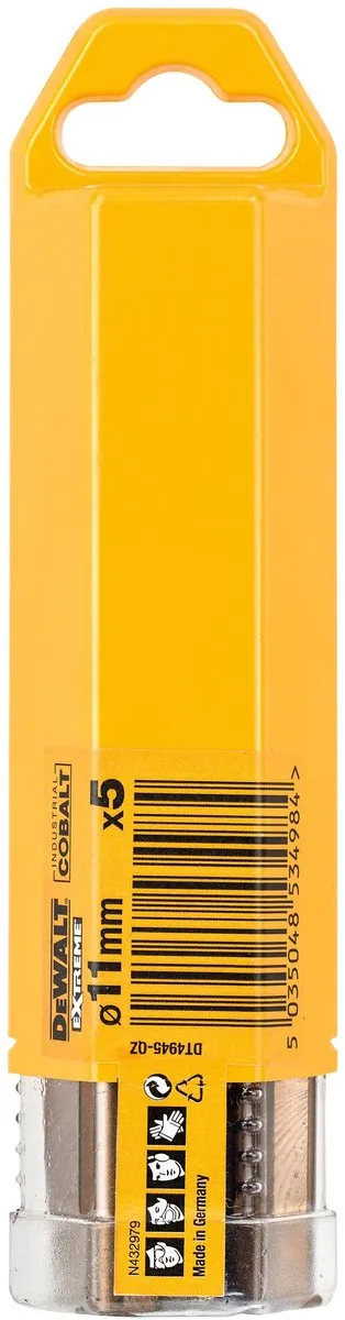 DeWalt Metaalboorset DT4945-QZ - 5-delig 11mm - afbeelding 3 van 5