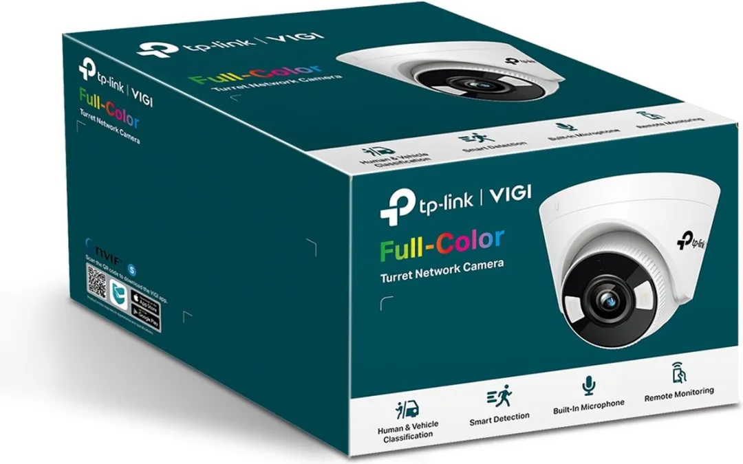TP-Link VIGI C430 IP-Camera 2.8mm - 2304x1296 - Binnen & Buiten - Zwart/Wit