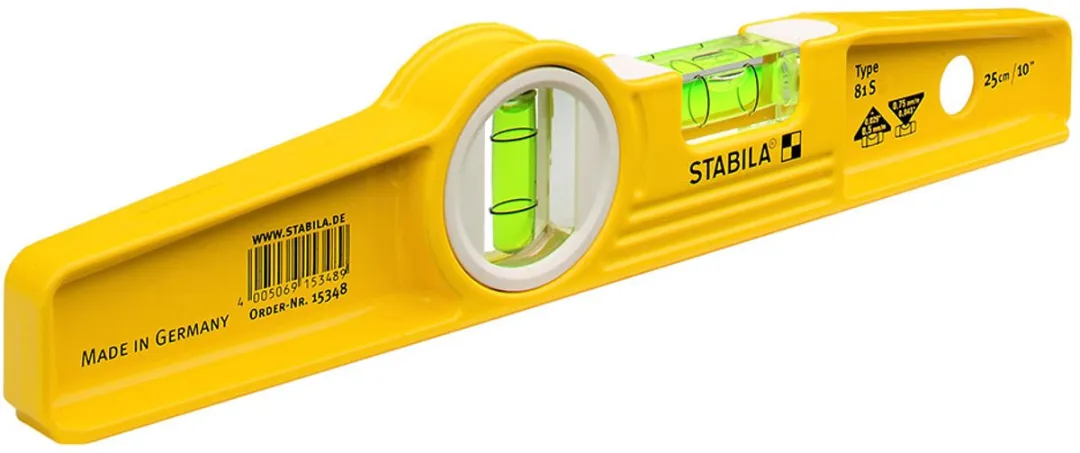 Stabila Type 81 S Torpedo Waterpas 02500 - 2 Libellen