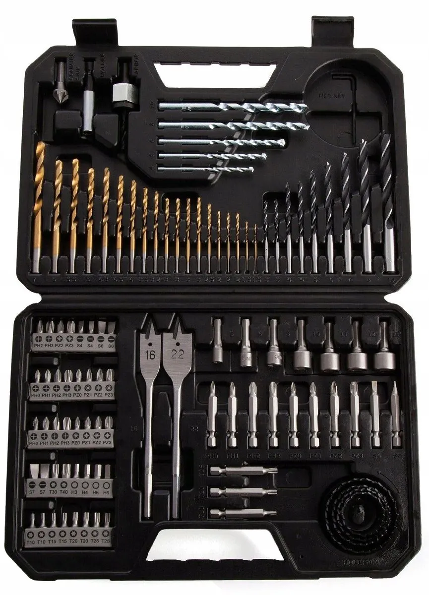 Bosch Professional 2607017394 Titanium Borenset 103-delig - Rood/Zilver/Zwart