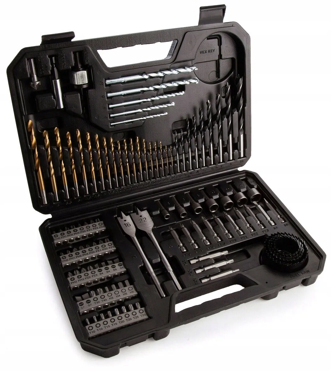 Bosch Professional 2607017394 Titanium Borenset 103-delig - Rood/Zilver/Zwart
