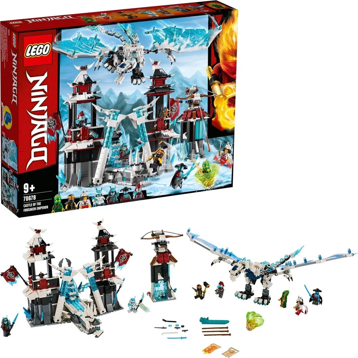 LEGO Ninjago Kasteel van de Verlaten Keizer 70678 - 1218 Stukken