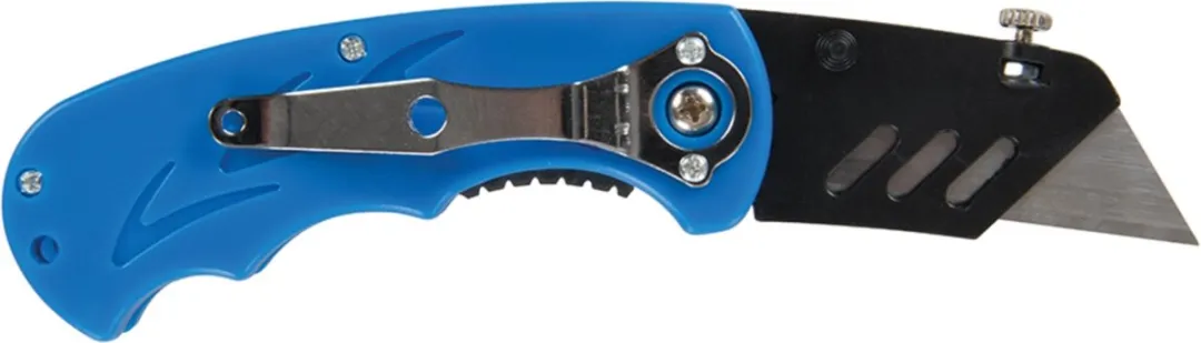 Silverline Vouwmes 160mm Blauw - 5 Mesjes
