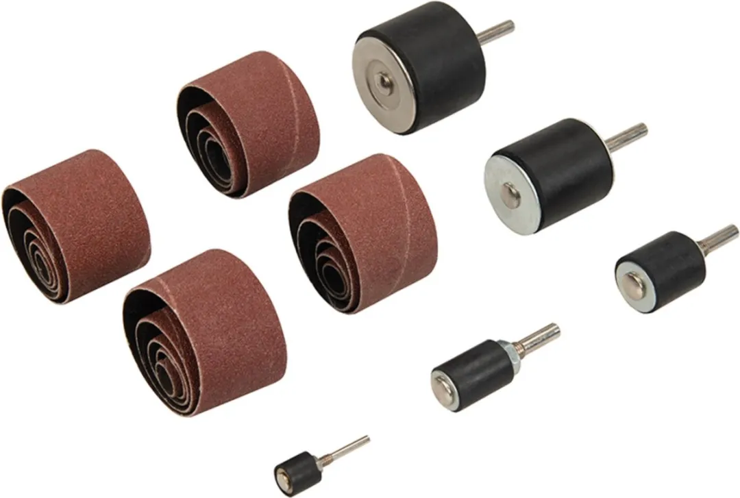 Silverline Schuurkoker Set 25-delig - Korrel 80 - 5 Maten
