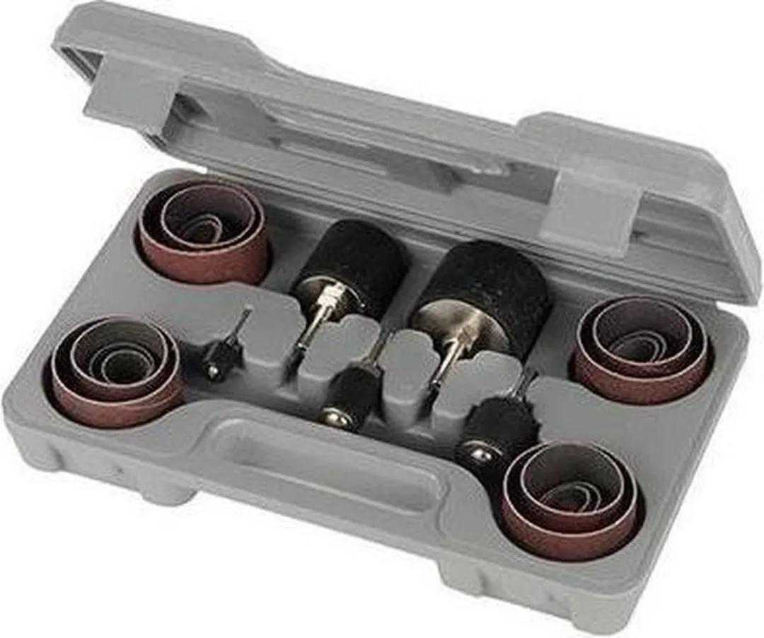 Silverline Schuurkoker Set 25-delig - Korrel 80 - 5 Maten