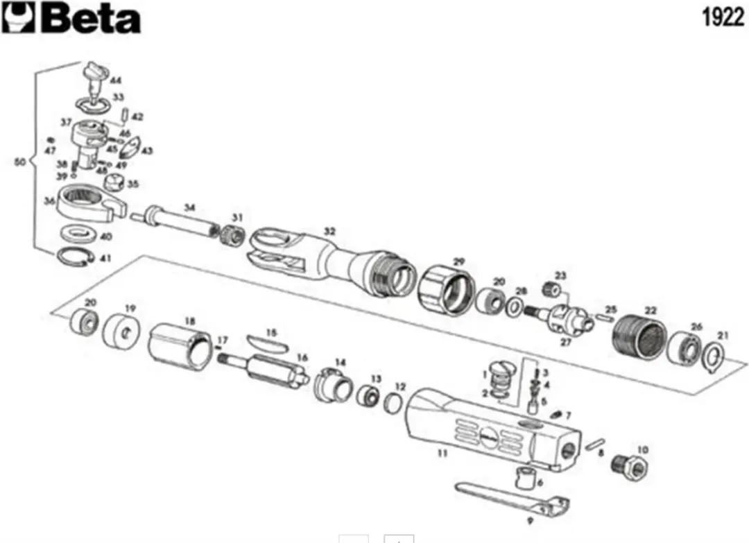 Beta Ratel Moersleutel 1922