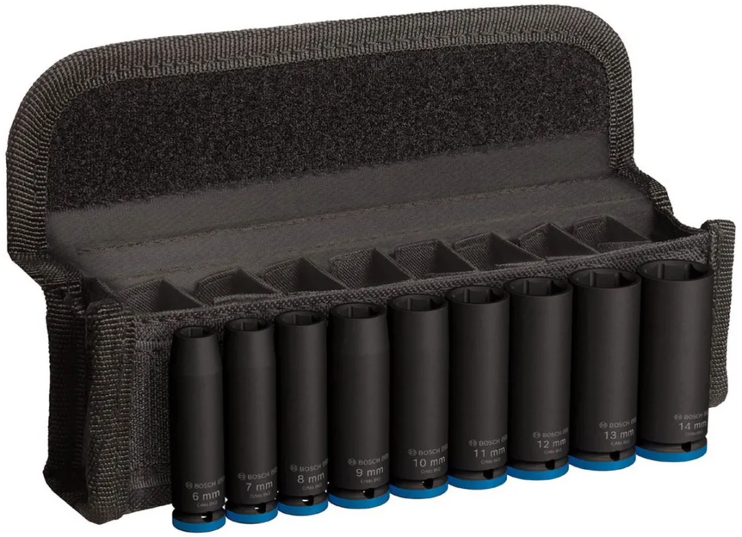 Bosch Professional PRO Impact Krachtdoppenset 9-delig 2608003035