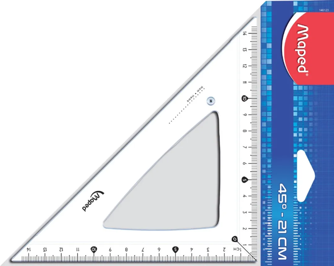 Maped Winkelhaak 60cm - Transparant