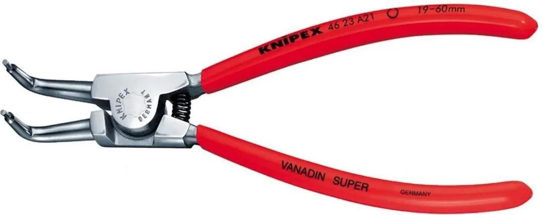 Knipex 46 23 A31 Borgveertang Buitenring 90° 40-100mm - Rood/Zilver