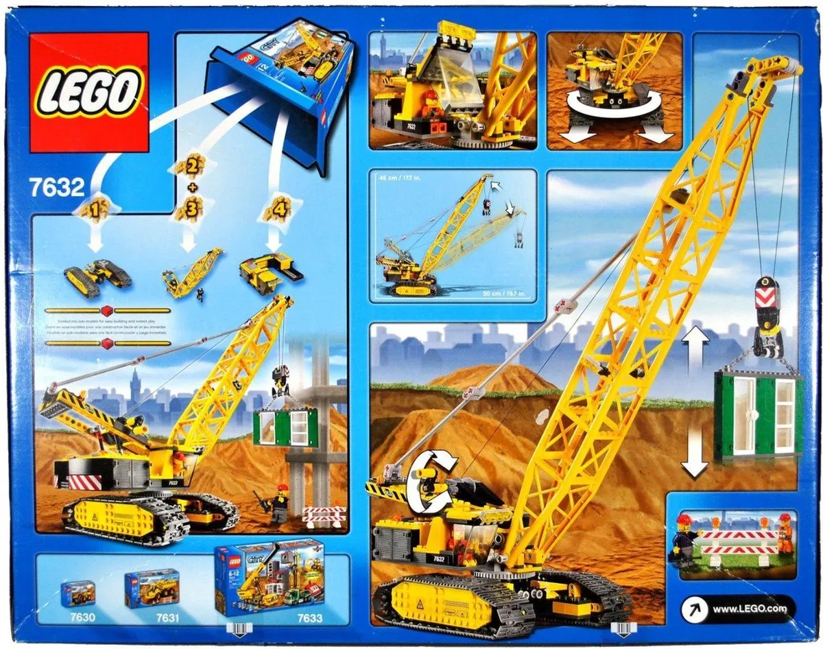 LEGO City Verrijdbare Kraan 7632 - 481 Stukken