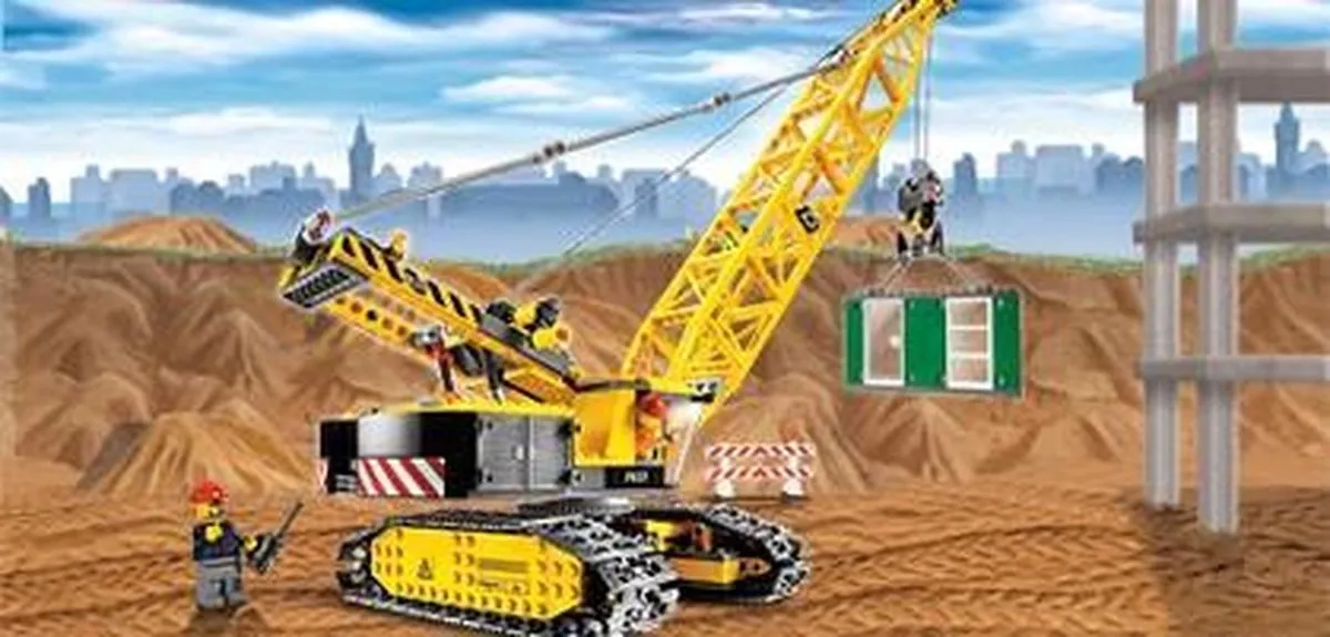 LEGO City Verrijdbare Kraan 7632 - 481 Stukken