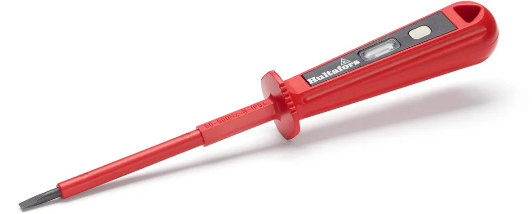 Hultafors HVT IEC 3,5x100 Spanningszoeker - IP54 - Rood