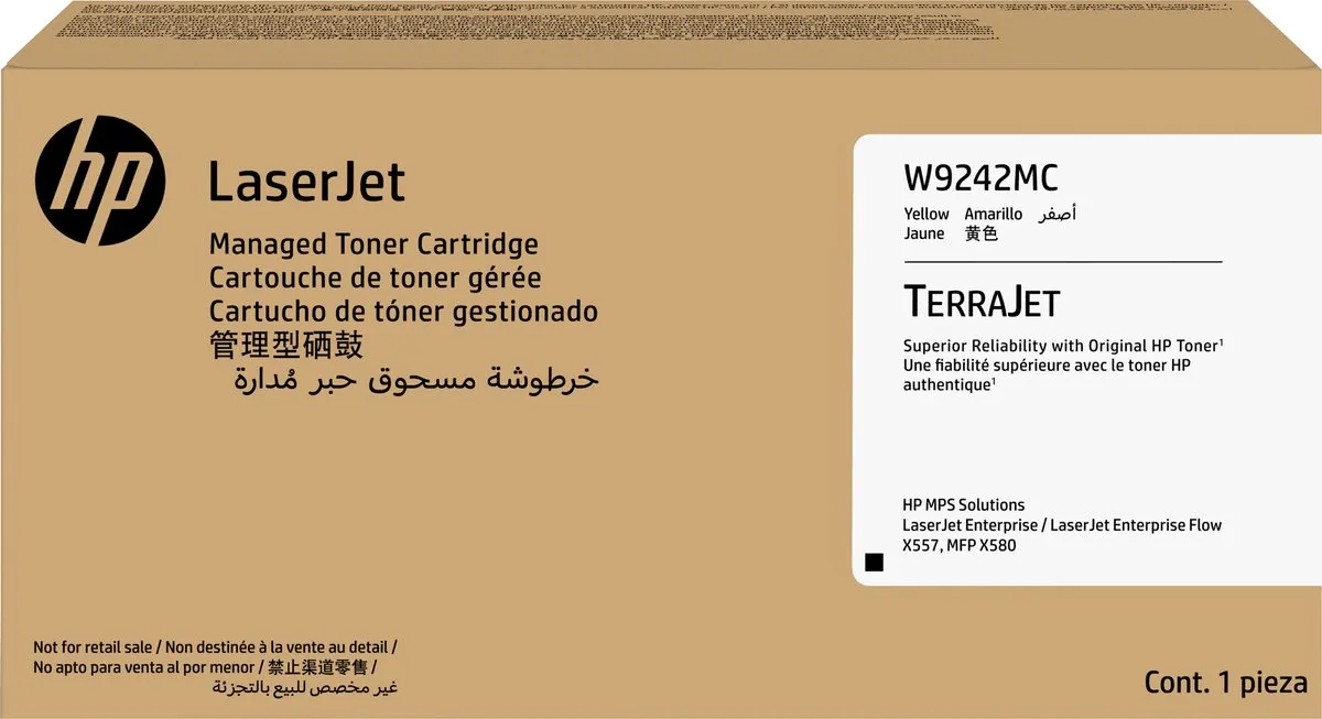 HP LaserJet W9242MC Geel Tonercartridge