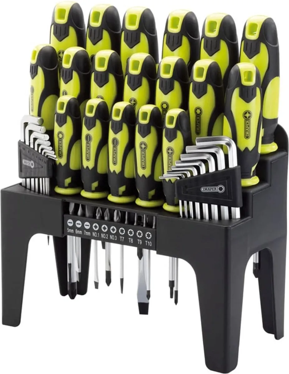 Draper 81294 Schroevendraaierset 44-delig - Blauw