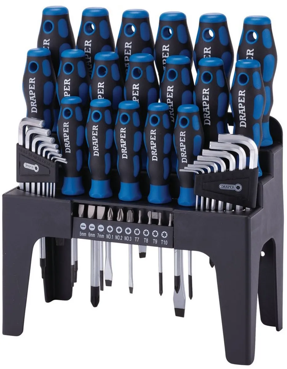 Draper 81294 Schroevendraaierset 44-delig - Blauw