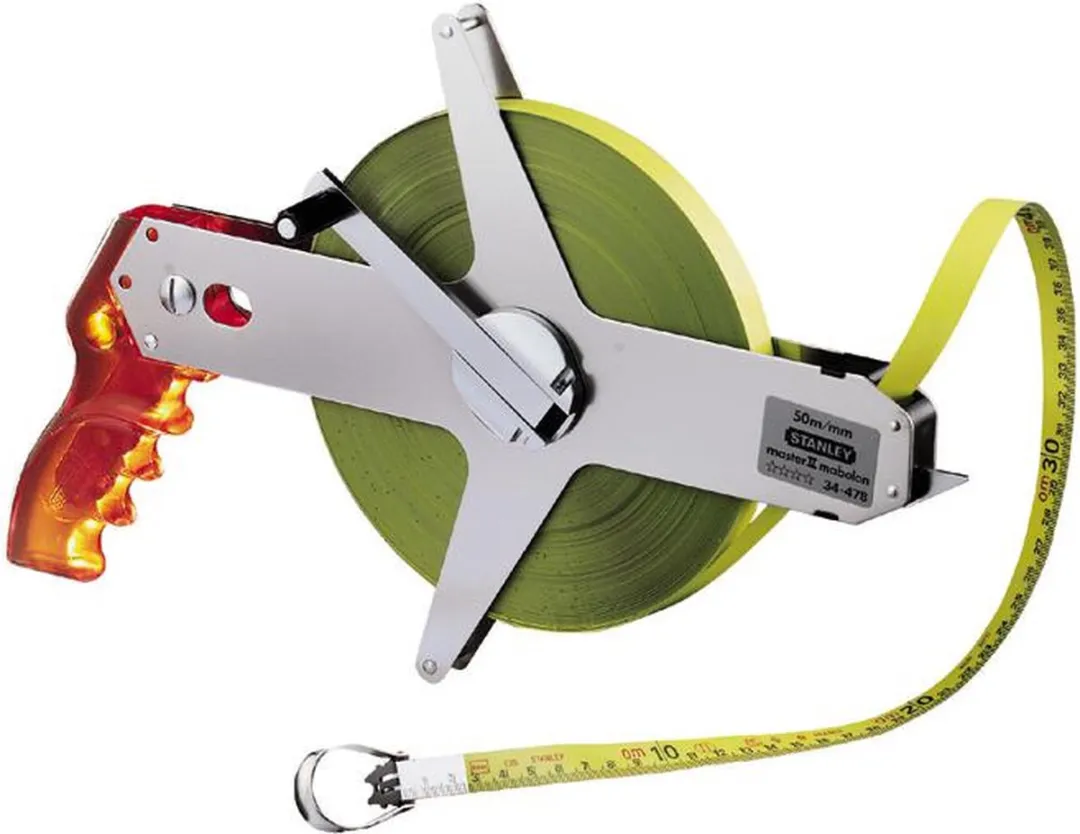 Stanley Landmeter Master II 30m 12,7mm - Geel/Chroom