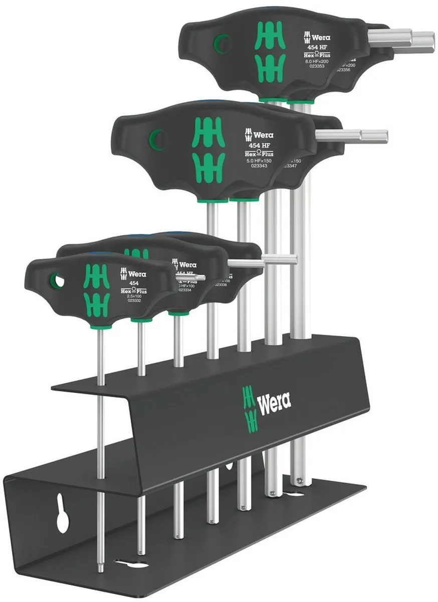 Wera 454/7 HF Set Schroevendraaierset - Kleurloos