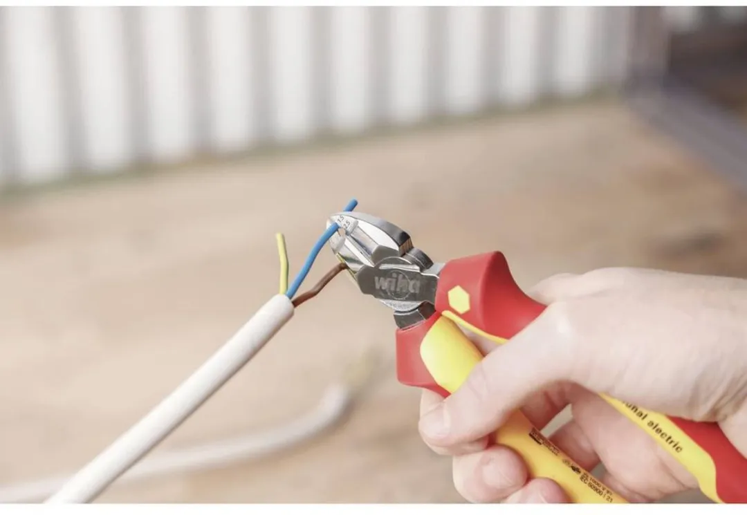 Wiha 27431 Afstrip-zijkniptang Professional Electric