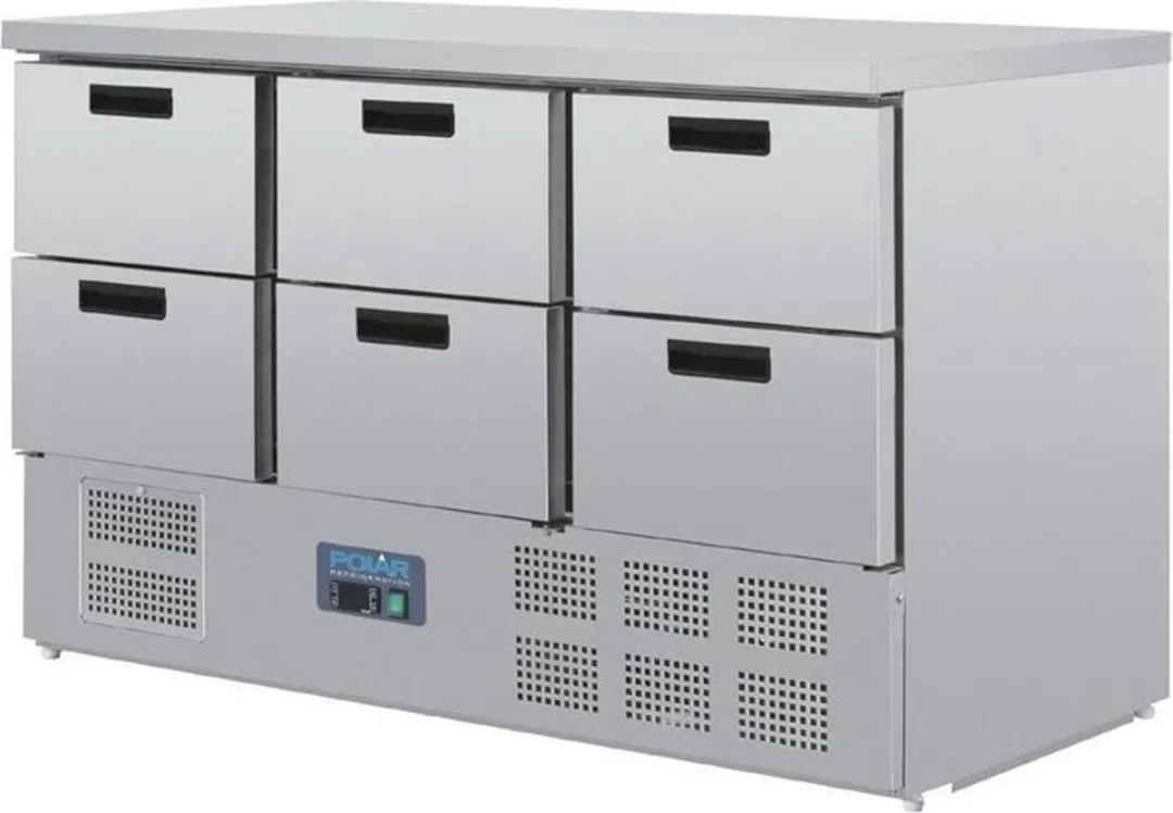 Polar G-serie CR711 Koelwerkbank - 6 Laden - afbeelding 2 van 2