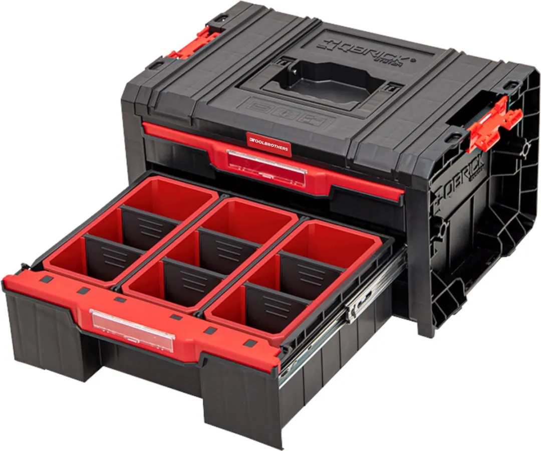Toolbrothers RHINO L Drawer 2 ECO Organize+ - 10 dozen - Rood/Zwart - afbeelding 5 van 5