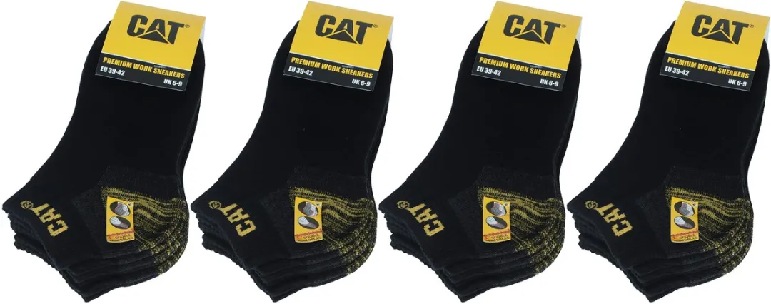 Caterpillar Premium Werksokken 12 Paar - Zwart - 39-42