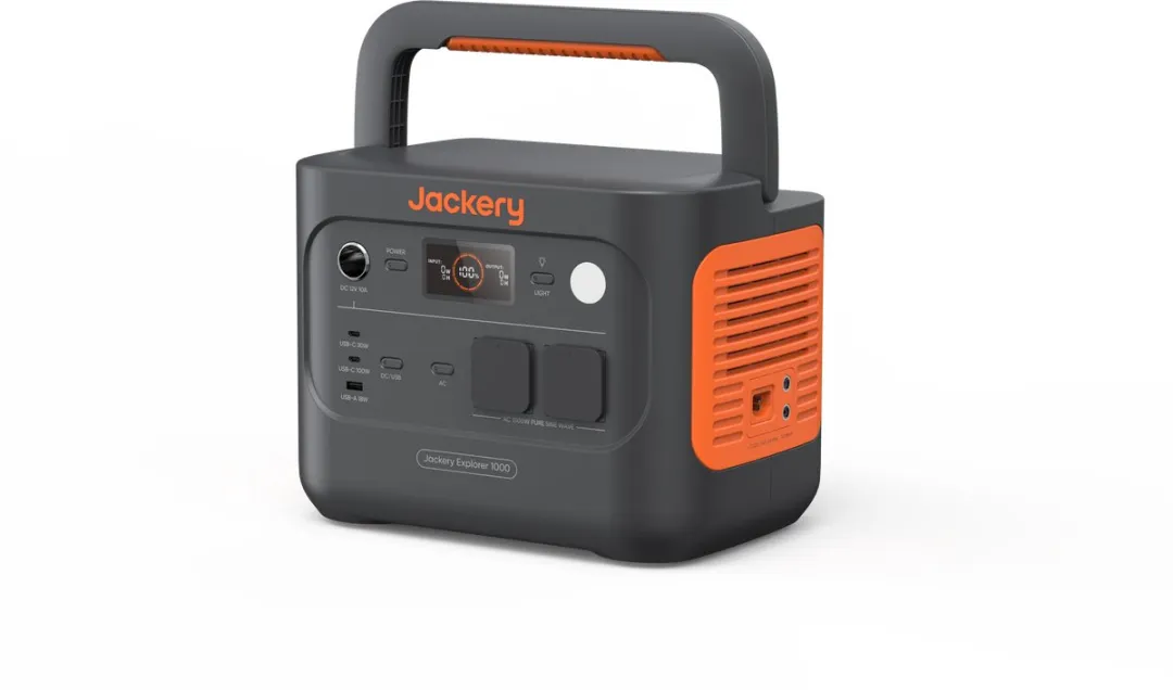 Jackery - Explorer 1000 V2 - Portable powerstation - Draagbaar Powerstation - 1070Wh/1500W - LifePO4-accu - uitgang met 6 USB-C/A AC/DC-aansluitingen - snel opladen 1H - zonne-generator voor buiten, camping, noodgevallen