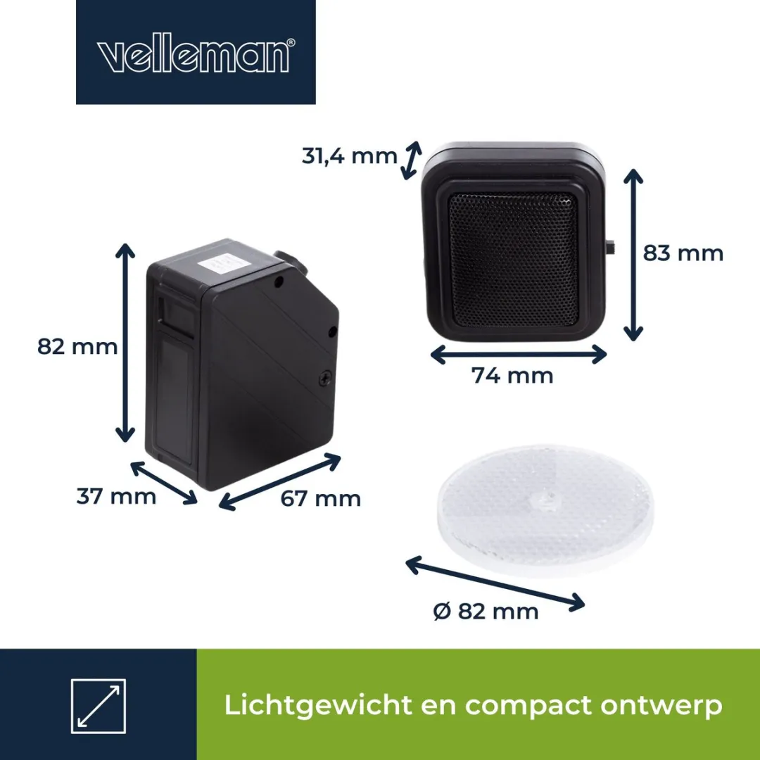 Velleman PEM7DW Draadloze IR-Lichtsluis 7m - IP44