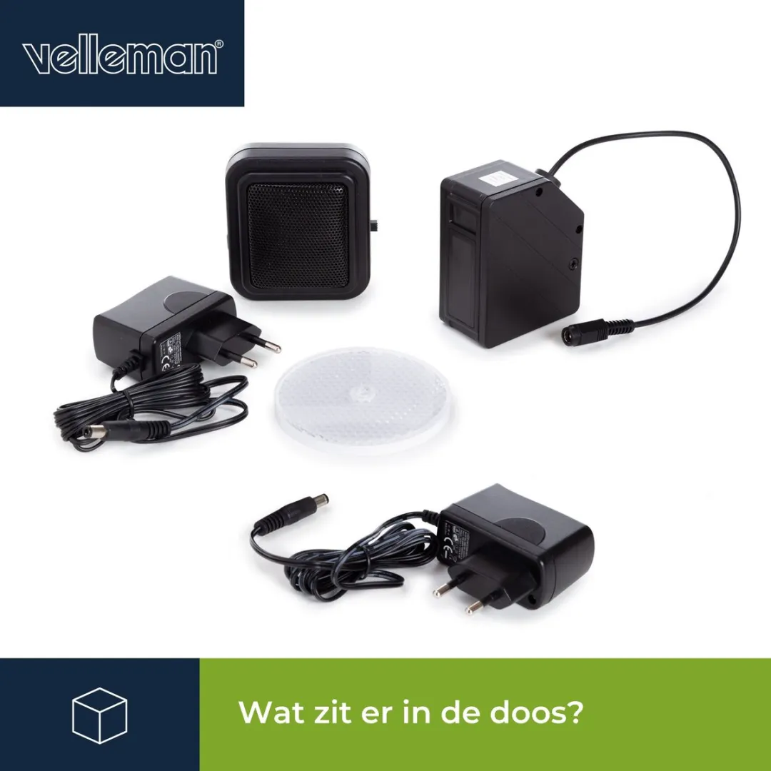 Velleman PEM7DW Draadloze IR-Lichtsluis 7m - IP44