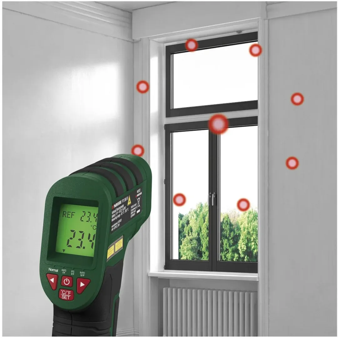 PARKSIDE Infrarood Thermometer - Groen/Zwart
