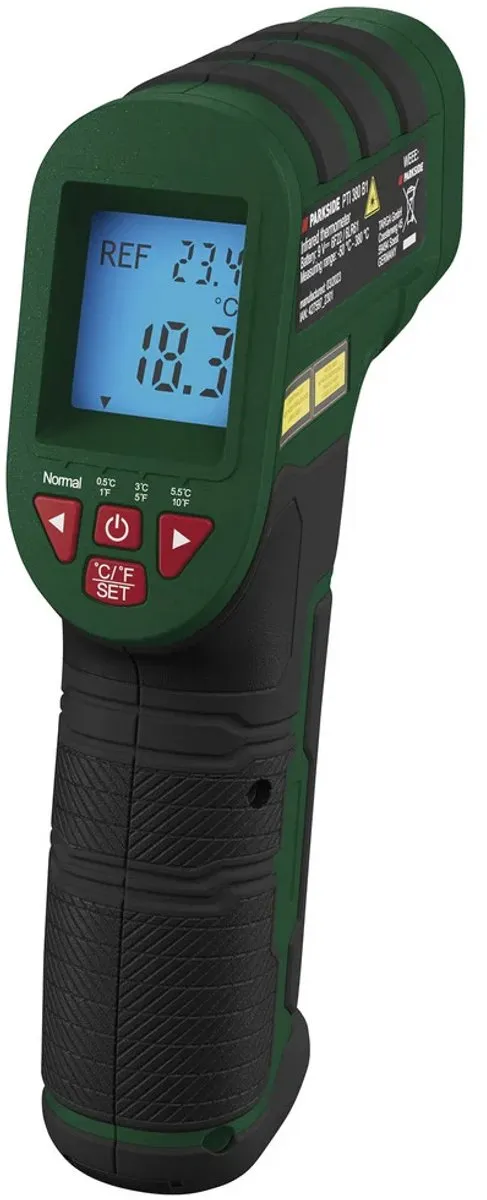 PARKSIDE Infrarood Thermometer - Groen/Zwart