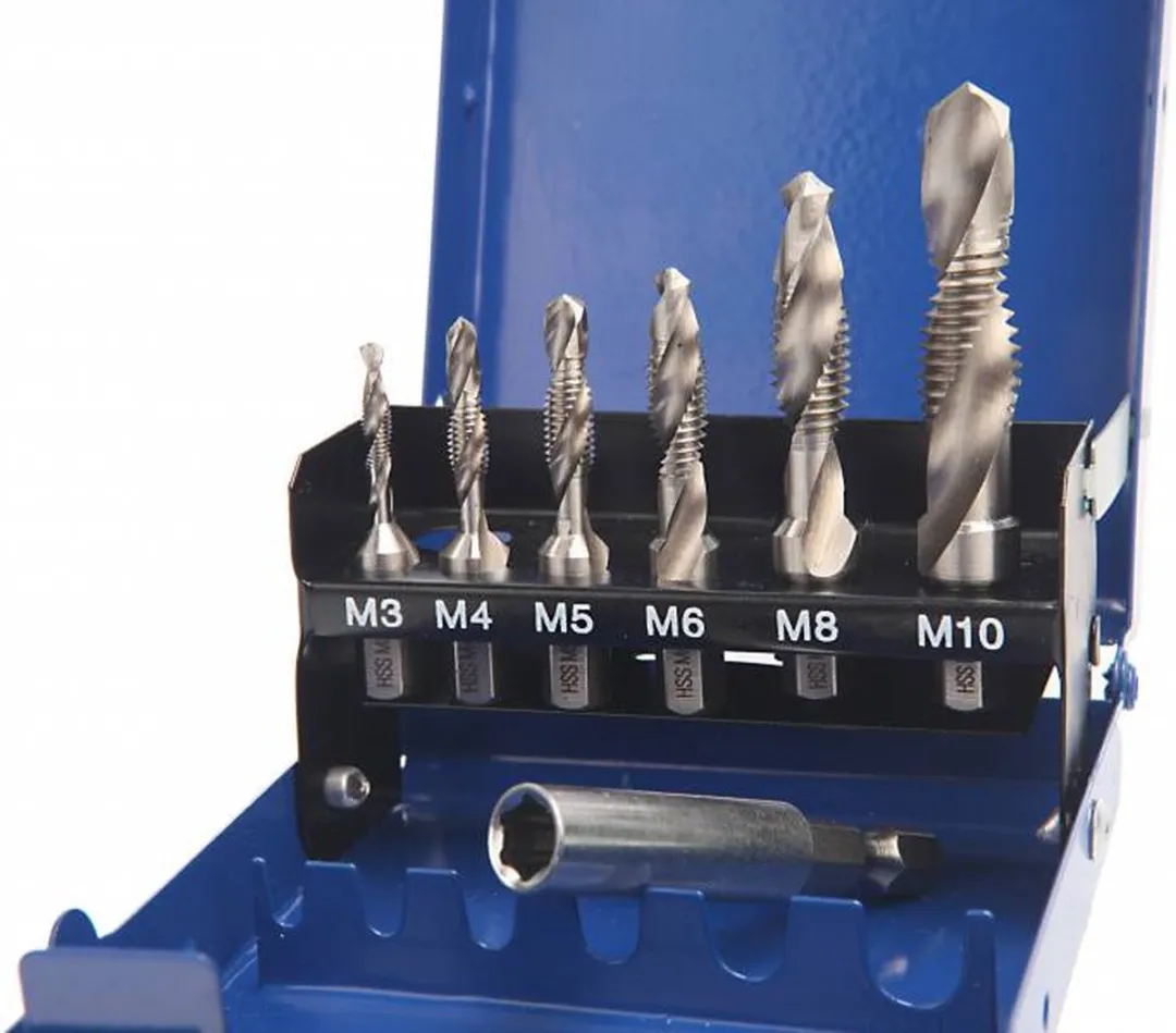 HBM Machines 7-delig Boor-Tapset