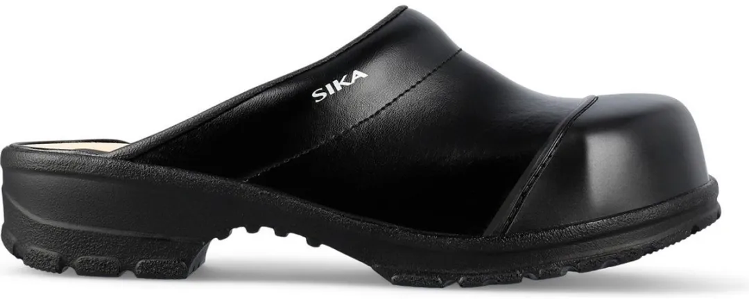 Sika 54 Klompen Open Hak SB - Zwart - Maat 40