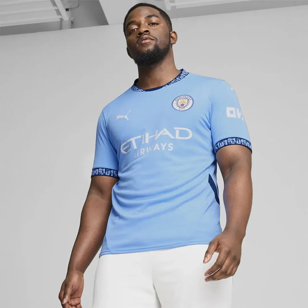 PUMA Manchester City RP Home Jersey - XL - Lichtblauw