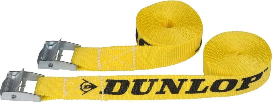 Dunlop Spanband Geel 25x2500mm - 100kg - 2 Stuks