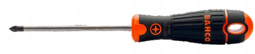 Bahco Pozidriv Schroevendraaier PZ2 125mm - Ergonomisch