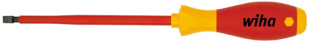 Wiha 320N055125 Schroevendraaier Gleuf 5.5x125mm - Rood/Geel