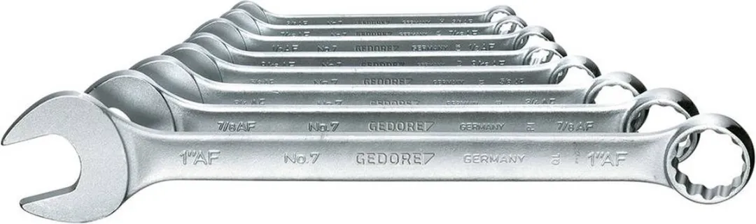 Gedore Ring-Steeksleutel Set 6091450 - 8-delig 1/2" - 1" - 1 Stuk