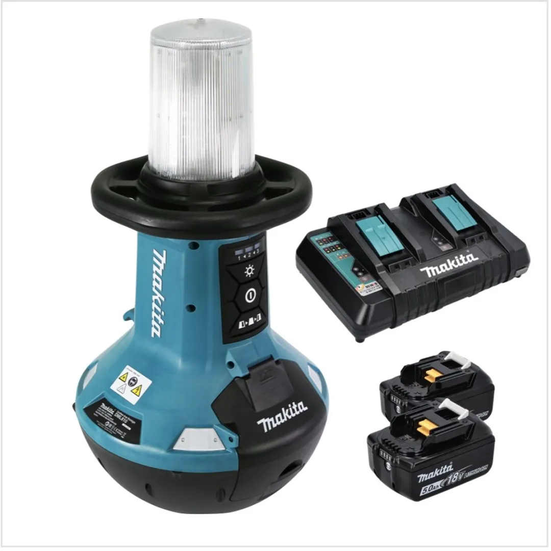 Makita DML 810 PT LED Schijnwerper 5500 Lm - 18/36V - IP54 - Turquoise - afbeelding 3 van 5