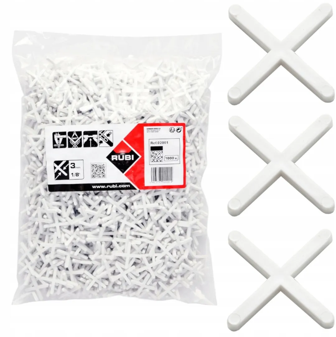 Rubi Tegeldistels 3mm Wit