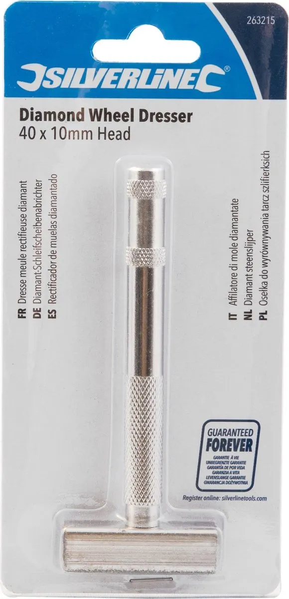 Silverline 263215 Diamant Steenslijper 40x10mm - Gekarteld Handvat