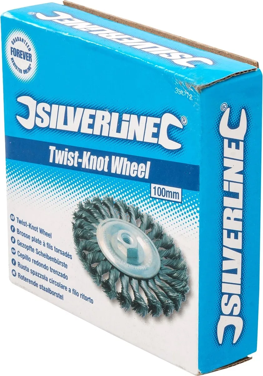 Silverline Staalborstel Ø100mm - Metaal/steen - 12.500 min-1