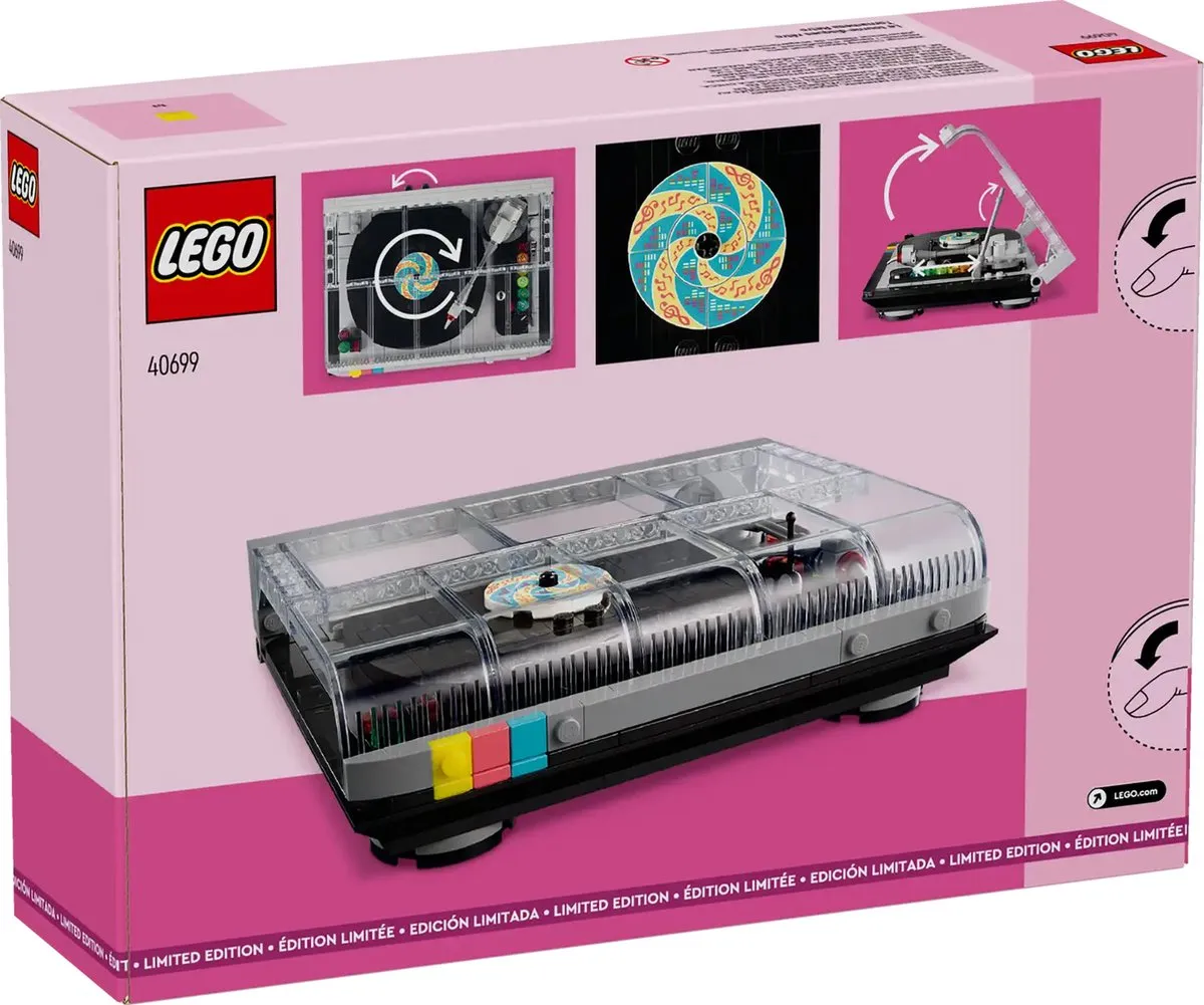 LEGO 40699 Retro Platenspeler - 310 Stukken - Meerkleurig