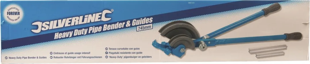 Silverline Pijpenbuiger 180° - 15-22mm - 3-delig