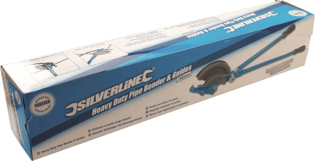Silverline Pijpenbuiger 180° - 15-22mm - 3-delig