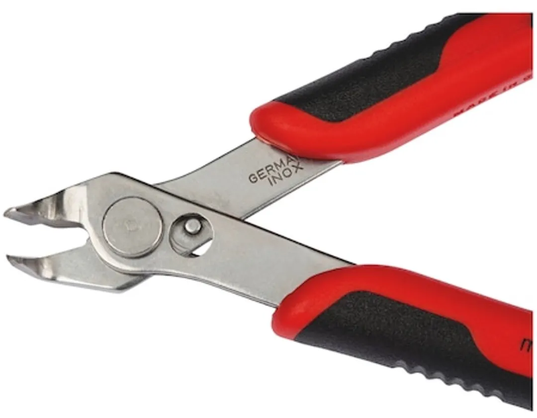 Würth 2C-Super Knips Elektronica-tang - Rood/Zilver/Zwart
