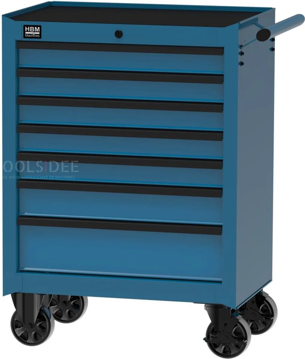 HBM Gereedschapswagen 7 Laden - Blauw