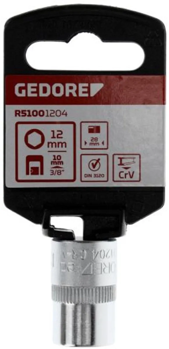 Gedore RED Dopsleutel 18mm - Zilver
