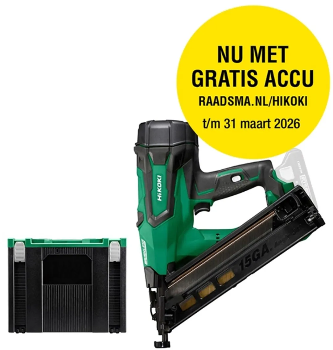 Hikoki NT1865DAAW9Z Spijkerapparaat 18V